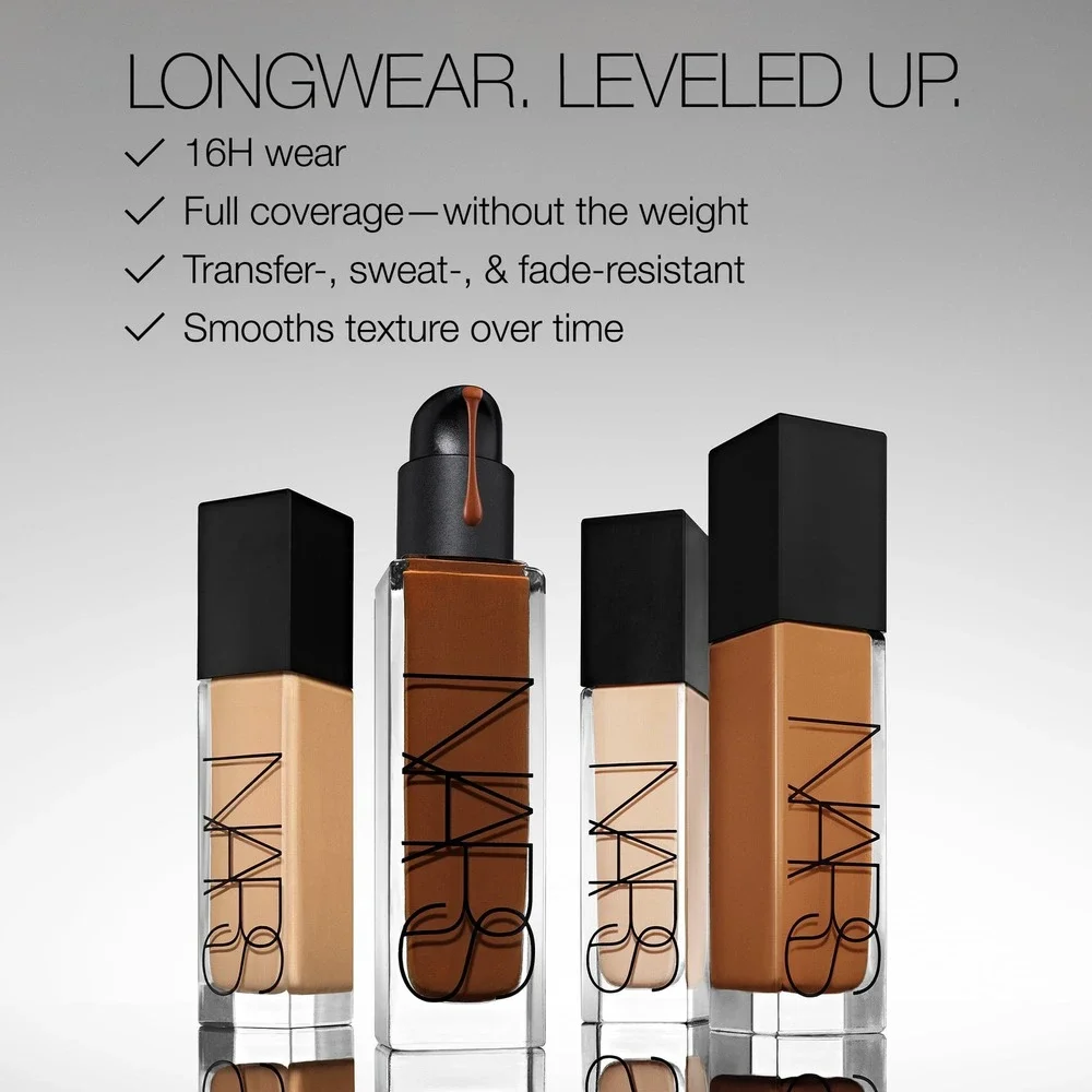 NEW NARS Natural Radiant Longwear Foundation Sahel Medium 2.5 Full Coverage